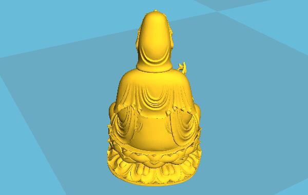 3D打印藝術(shù)品之觀音 3D打印藝術(shù)品之觀音